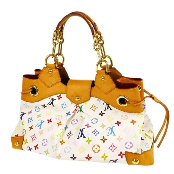 Louis Vuitton White Monogram Multicolor Ursula Handbag - Picture 2 of 9